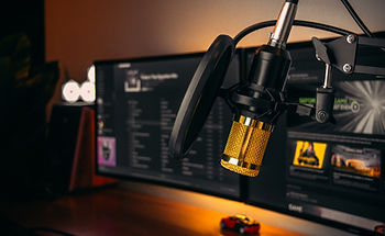 microphone in studio